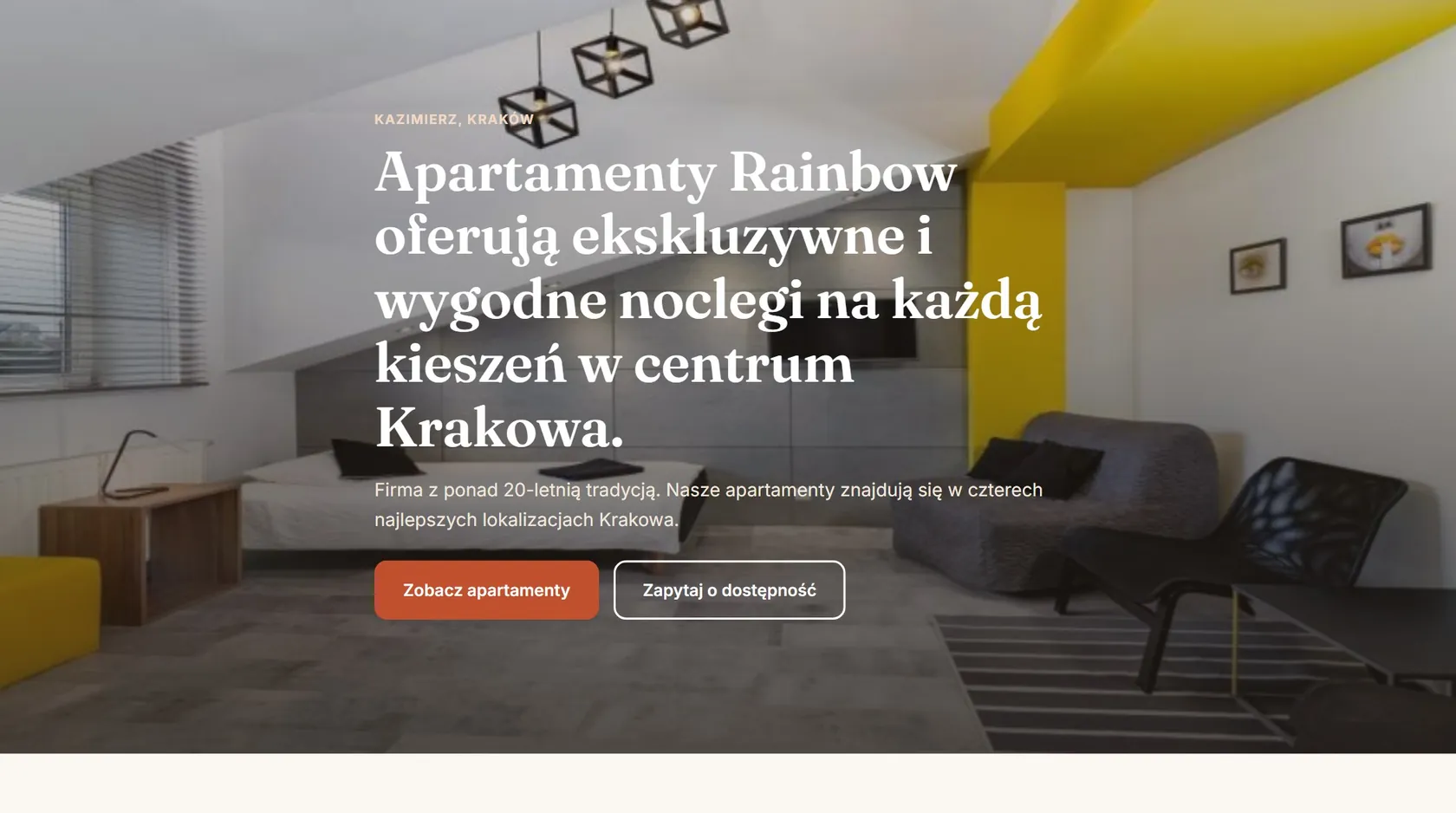 Rainbow Apartments, en hjemmeside bygget af NordicWeb